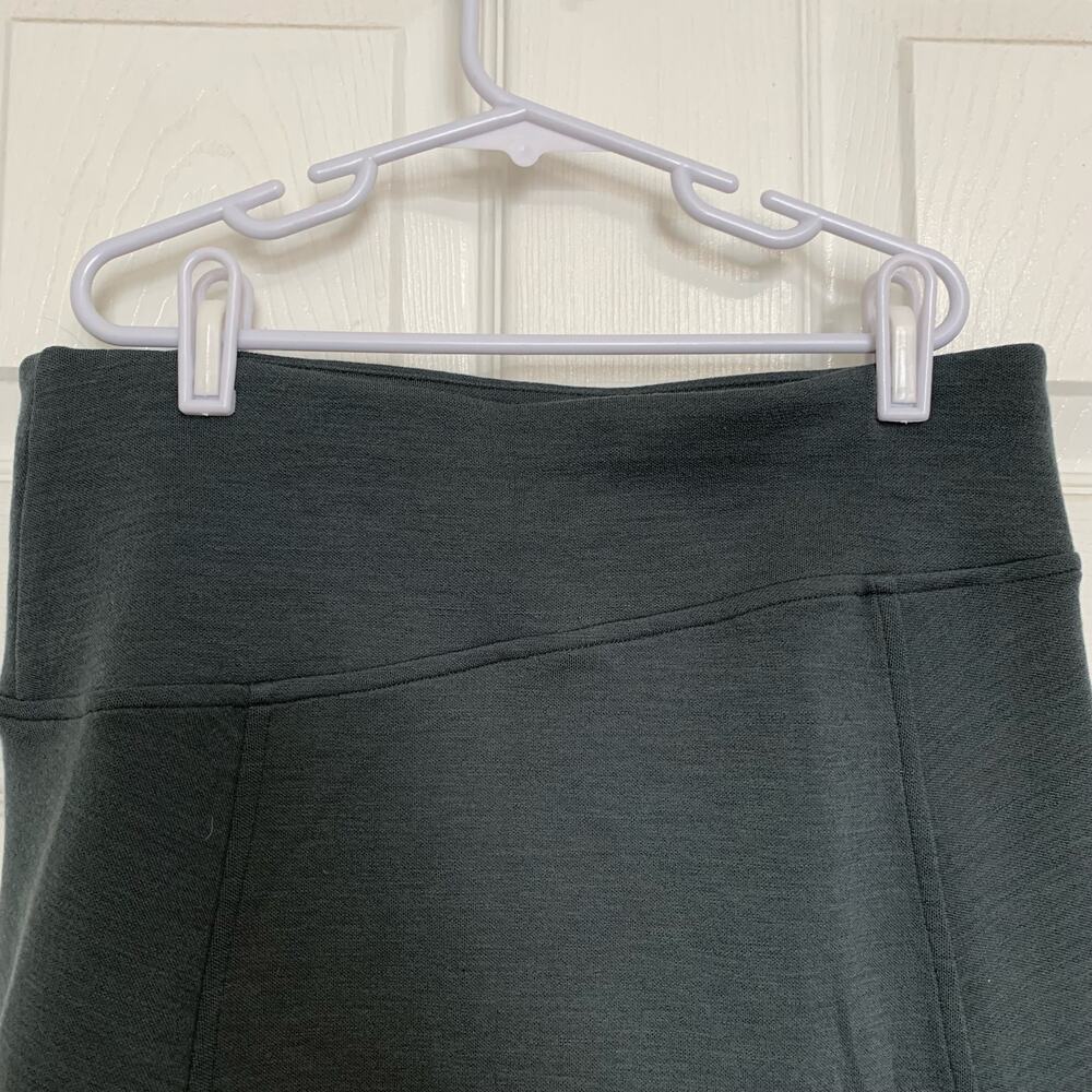 Smartwool Gray Merino Wool Blend Side Slit Pencil Skirt XS - Picture 6 of 9
